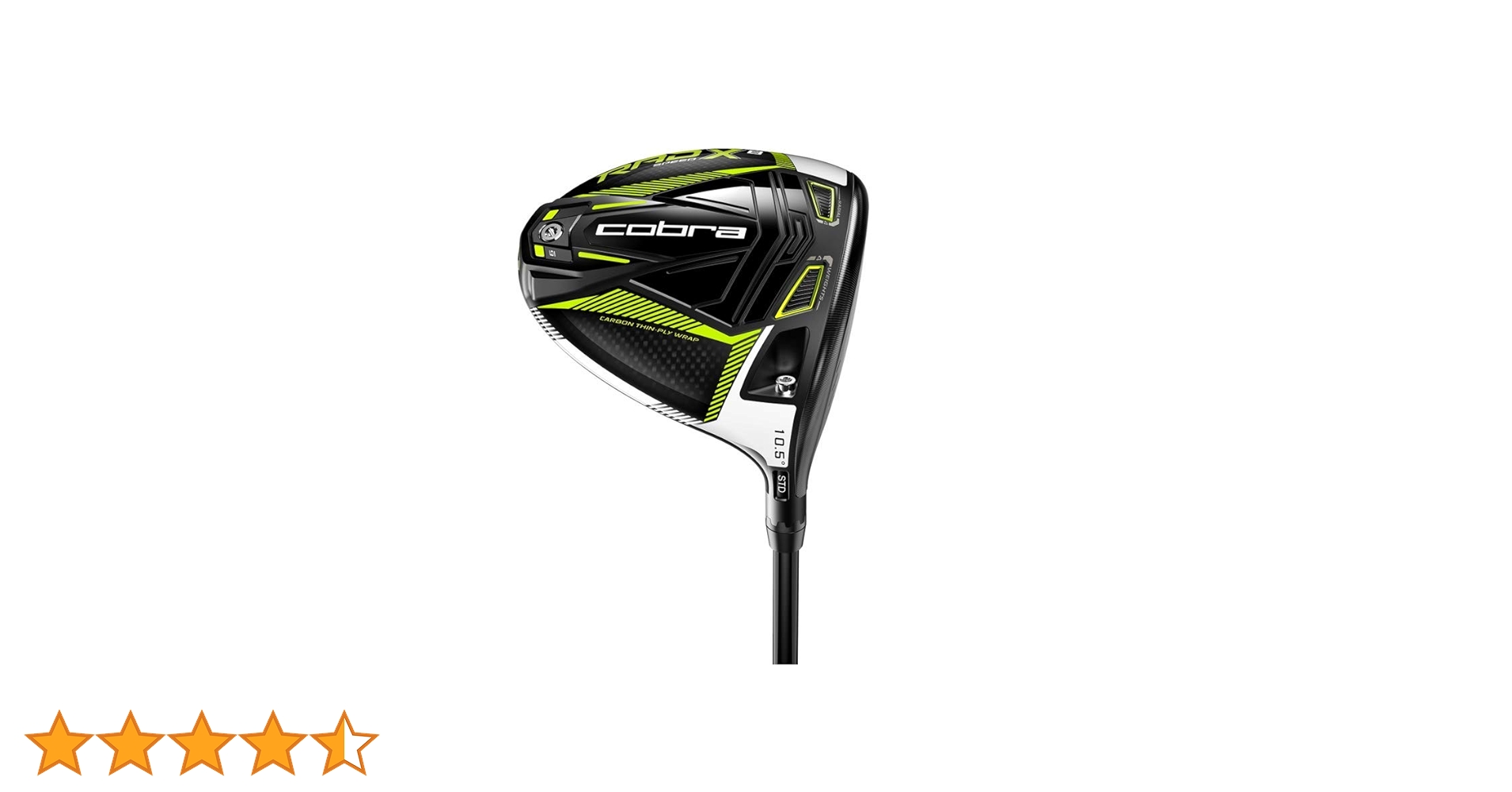Cobra Golf 2021 Radspeed XB Driver Gloss Black-Turbo Yellow